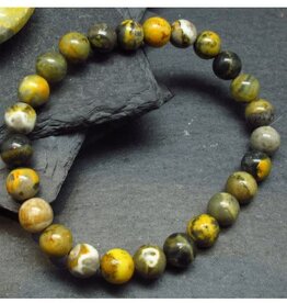 Bumblebee Jasper Bracelet 8mm