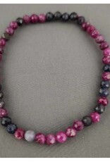 Ruby and Sapphire Faceted Bracelet 4MM