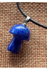 Lapis Lazuli Mini Mushroom Necklace