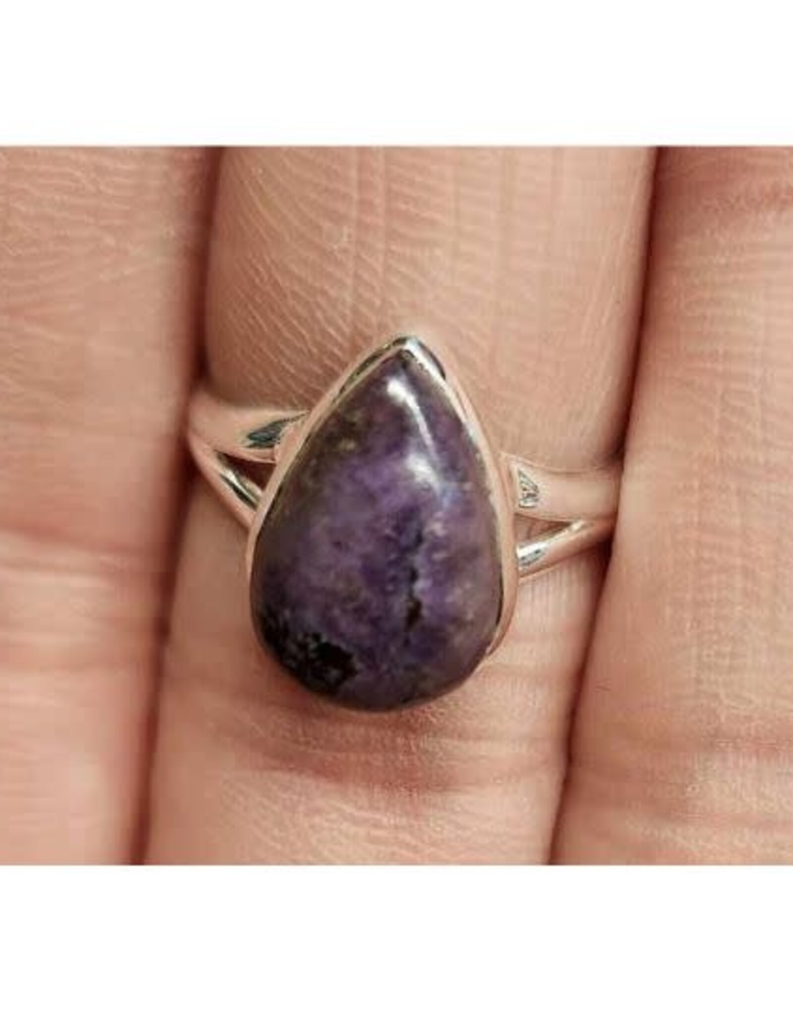 Sugilite Ring - Size 7 Sterling Silver