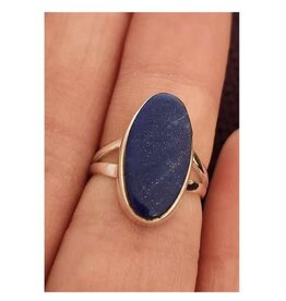 Lapis Lazuli Ring - Size 5 Sterling Silver