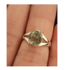 Herkimer Diamond Ring - Size 5 Sterling Silver