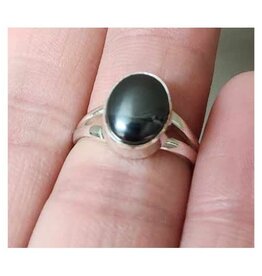 Hematite Ring A - Size 5 Sterling Silver