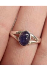 Sapphire Ring - Size 5 Sterling Silver