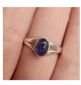 Sapphire Ring - Size 5 Sterling Silver