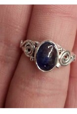 Sapphire Ring  A - Size 5 Sterling Silver