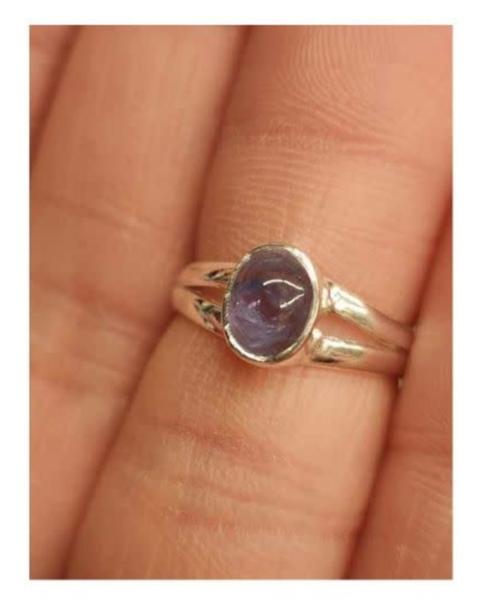 Tanzanite Ring - Size 6 Sterling Silver