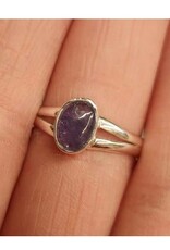 Tanzanite Ring - Size 9 Sterling Silver