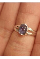 Tanzanite Ring C - Size 5 Sterling Silver