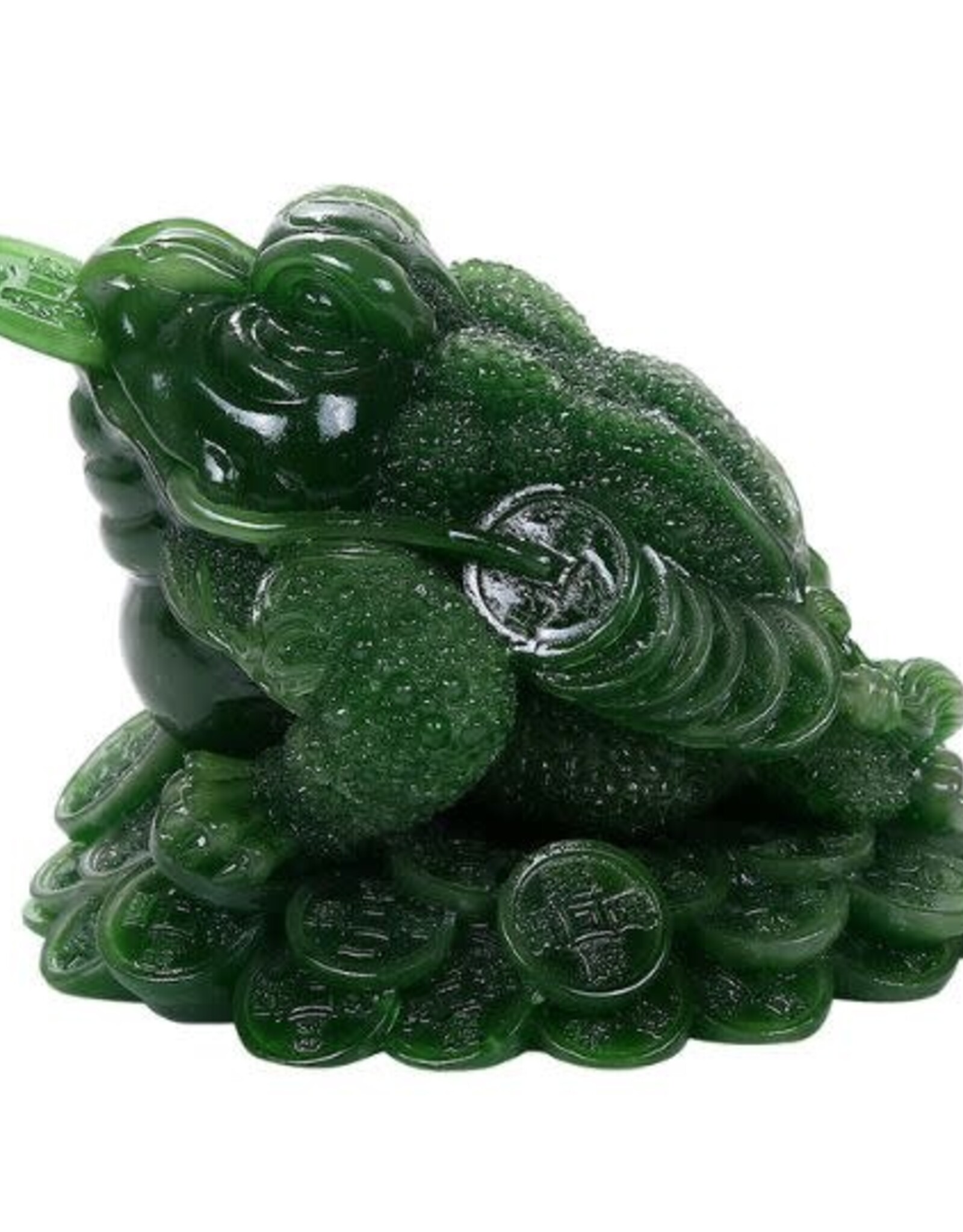 Green Feng Shui Prosperity Toad