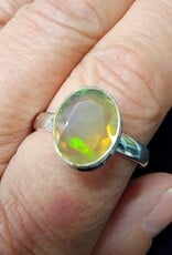 Ethiopian Opal Sterling Silver Ring 11.75