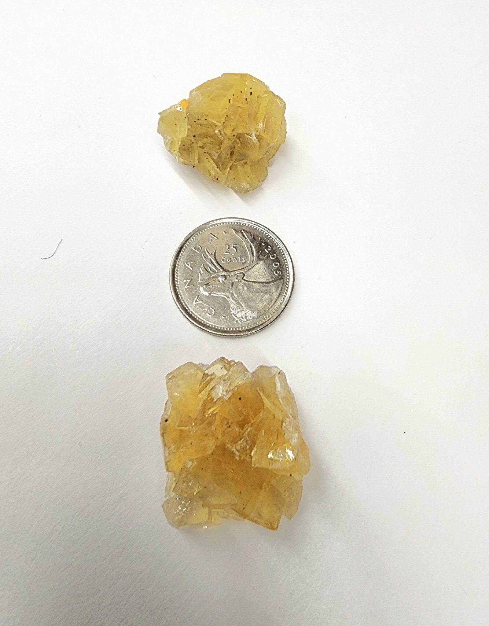 Yellow Fluorite Clusters (Moscona Mine)