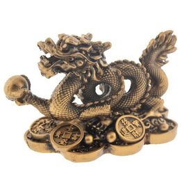 Money Dragon Statue 3.25" x 2"
