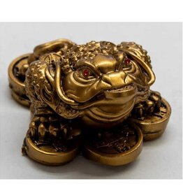 Feng Shui Money Toad Statue 2" x 1"