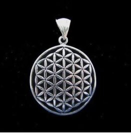 Flower of Life 3/4" Pendant Sterling Silver