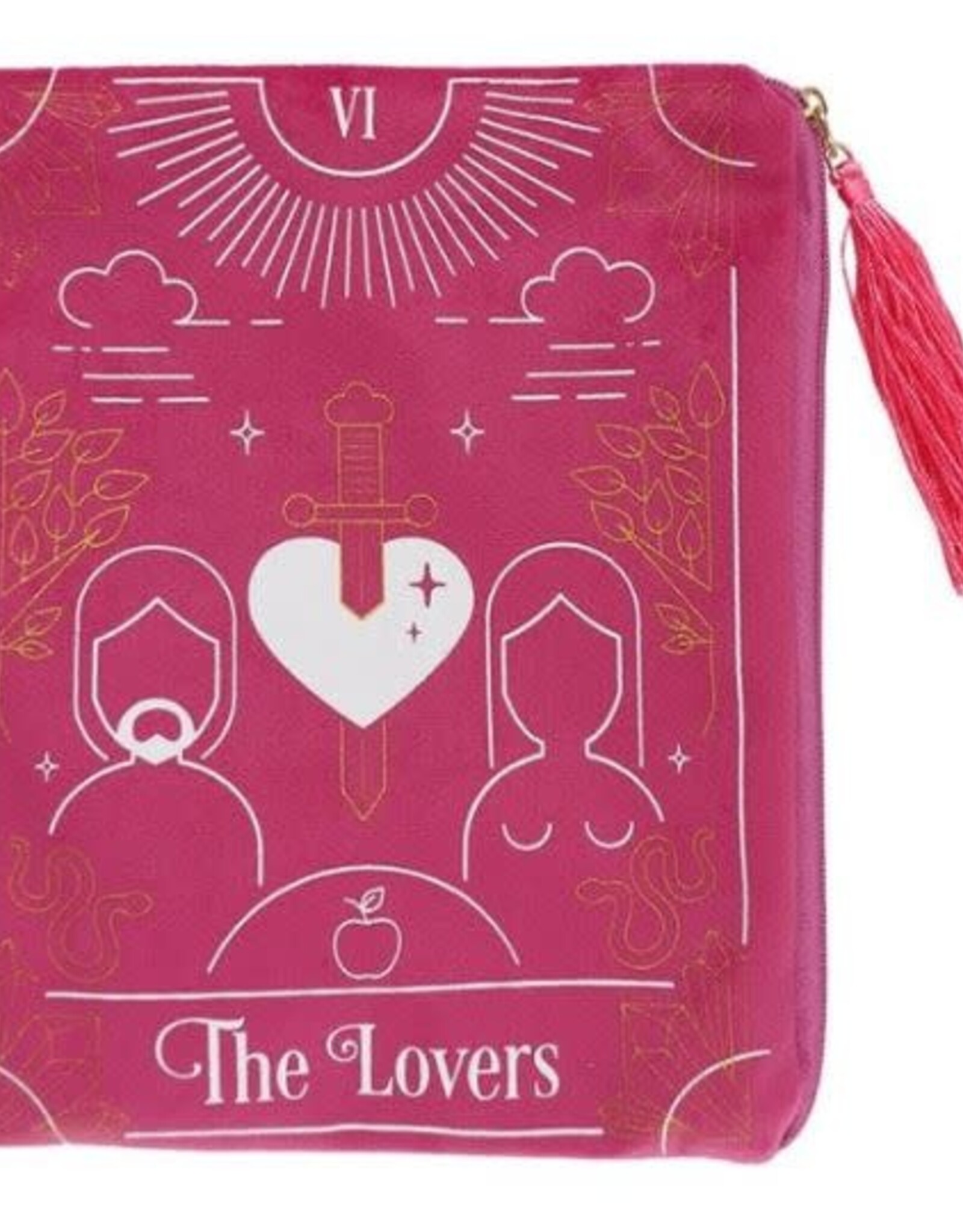 Zippered Tarot Bag - The Lovers