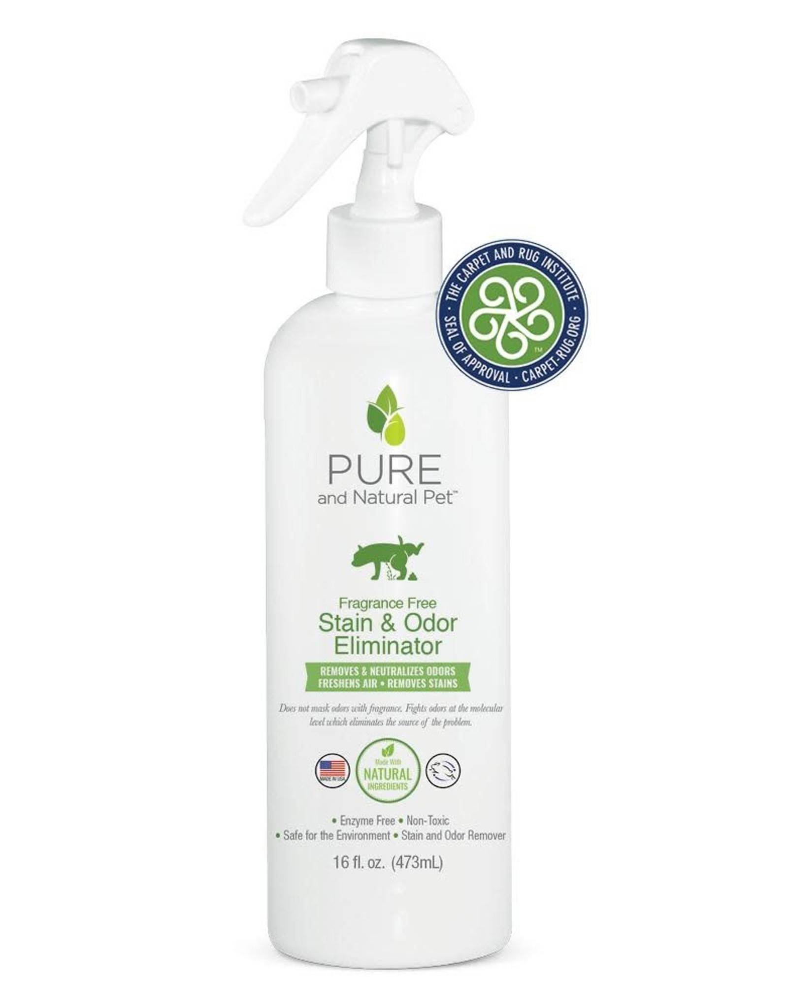 Pure and Natural Pet Stain and Odor Eliminator