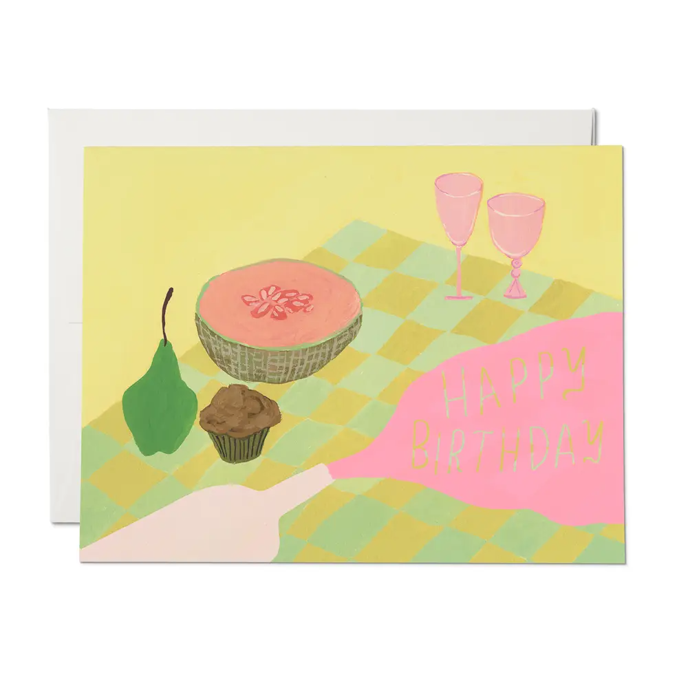 Happy Birthday - Spilled Wine + Cantaloupe - luca