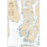 Nautical Charts - 3941 - Channels Chenaux Vincinity of Milbanke Sound