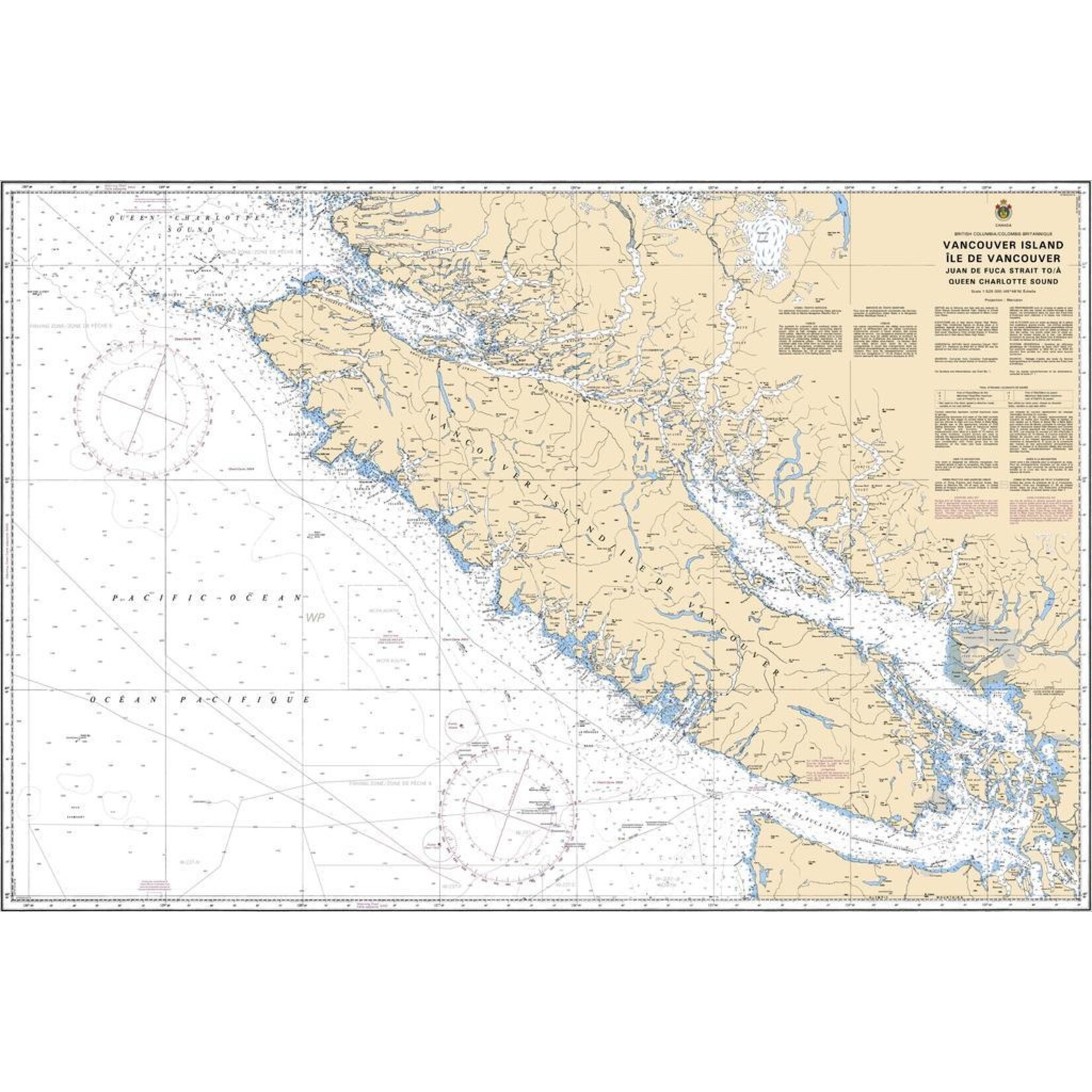 Nautical Charts - 3001-Vancouver Island