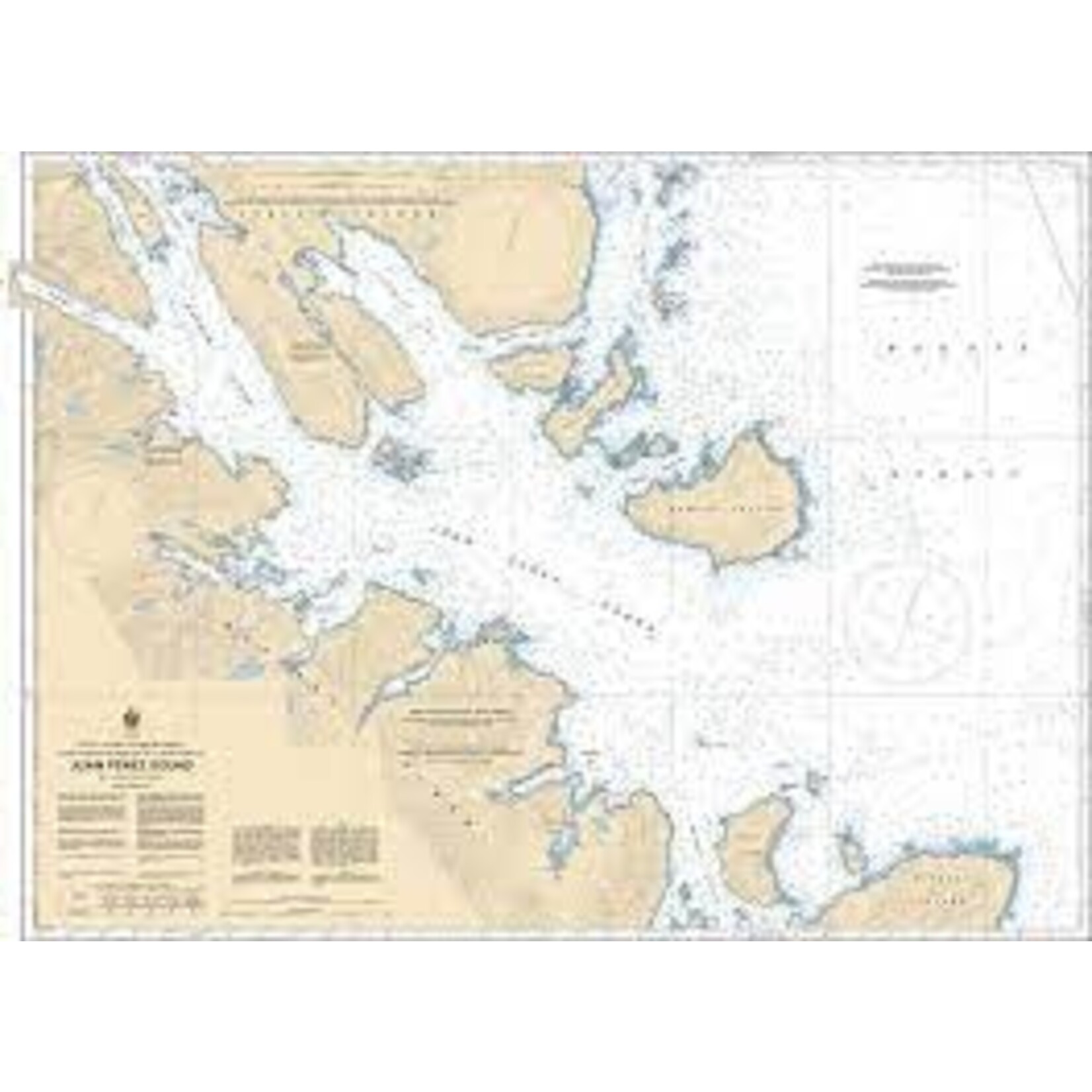 Nautical Charts - 3808 - Juan Perez Sound