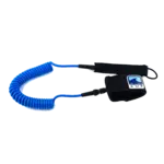 Blu Wave - Coil SUP Leash - 10' Blue