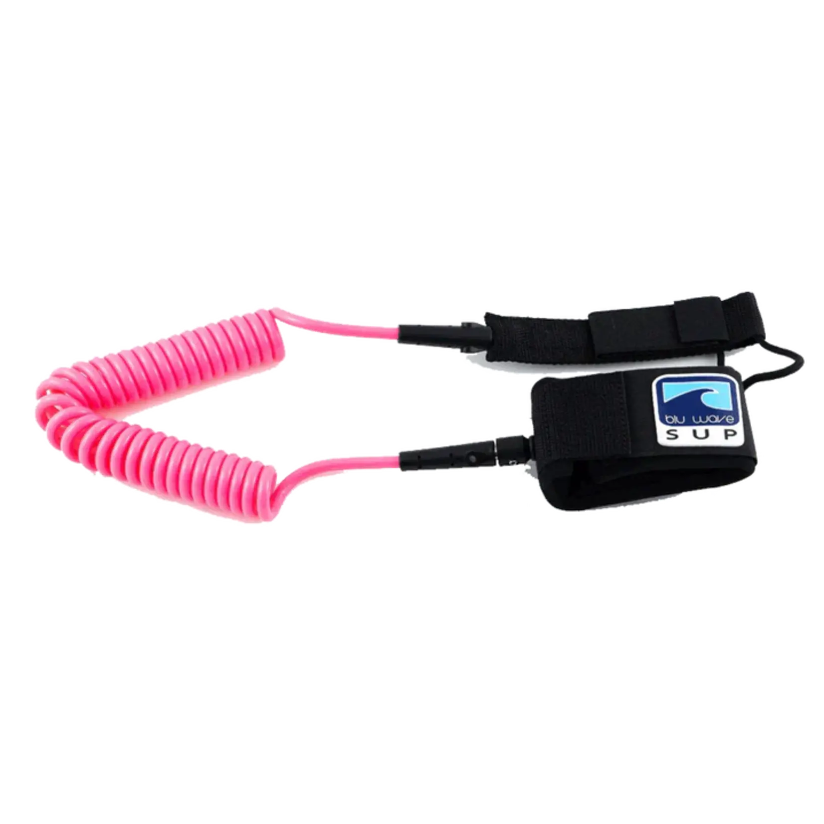 Blu Wave - Coil SUP Leash - 10' Pink