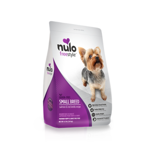 Nulo Nulo FreeStyle Grain Free High-Meat Kibble-  Salmon & Red Lentils Recipe  For Small Breeds Dogs