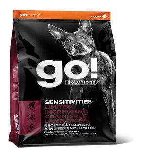 Go Solutions GO! SENSITIVITIES Limited Ingredient Grain FreeÂ Lamb recipe for Dogs