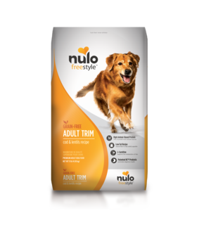 Nulo Nulo FreeStyle Grain Free High-Meat Kibble Premium Adult Trim Dog Food - Cod & Lentils Recipe
