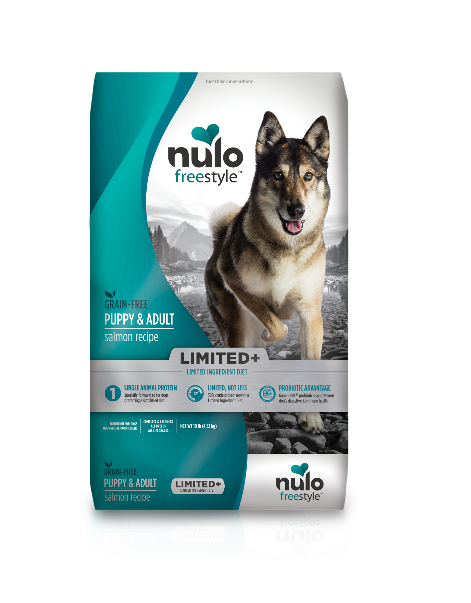 Nulo Nulo FreeStyle Grain Free High-Meat Kibble -Limited Ingredients Salmon Recipe For  Puppy and Adult Dogs