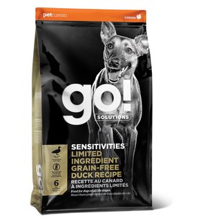 Go Solutions GO! SENSITIVITIESÂ Limited Ingredient Grain FreeÂ Duck recipe for Dogs