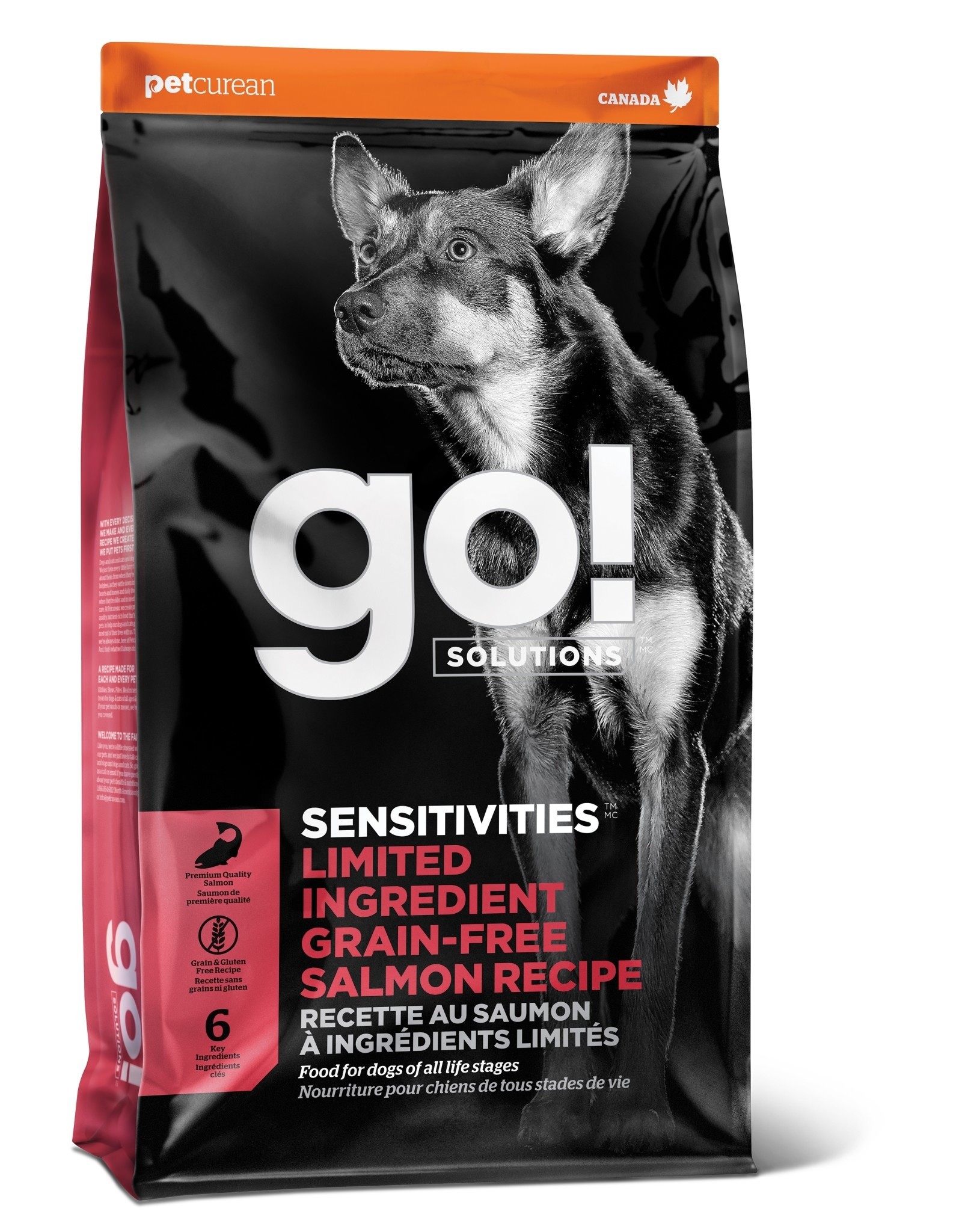 Go Solutions GO! SENSITIVITIES Limited Ingredient Grain Free Salmon recipe for Dogs
