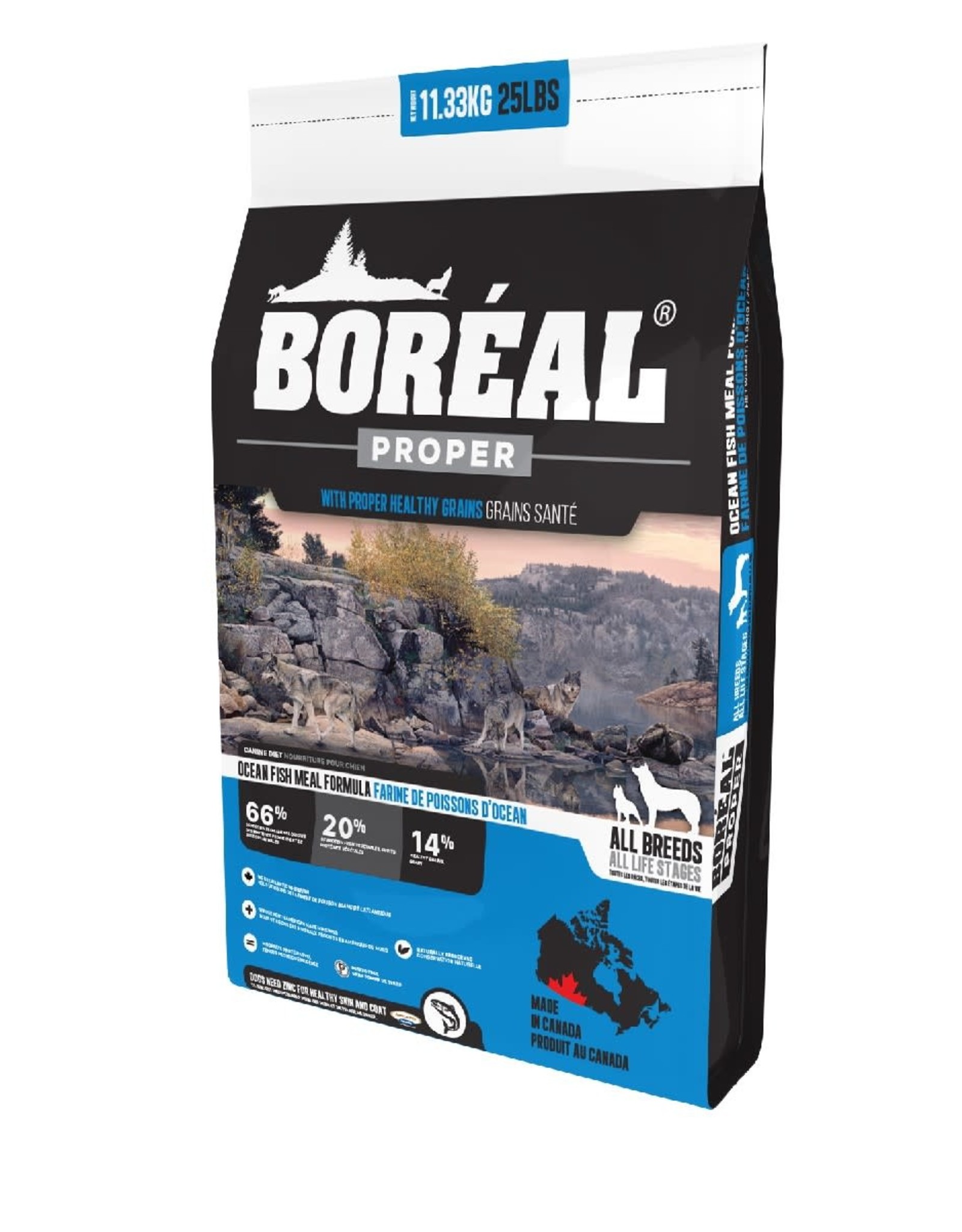 Boreal Boreal Proper Ocean Fish Meal Low Carb Grain Free For  All Breeds Dogs