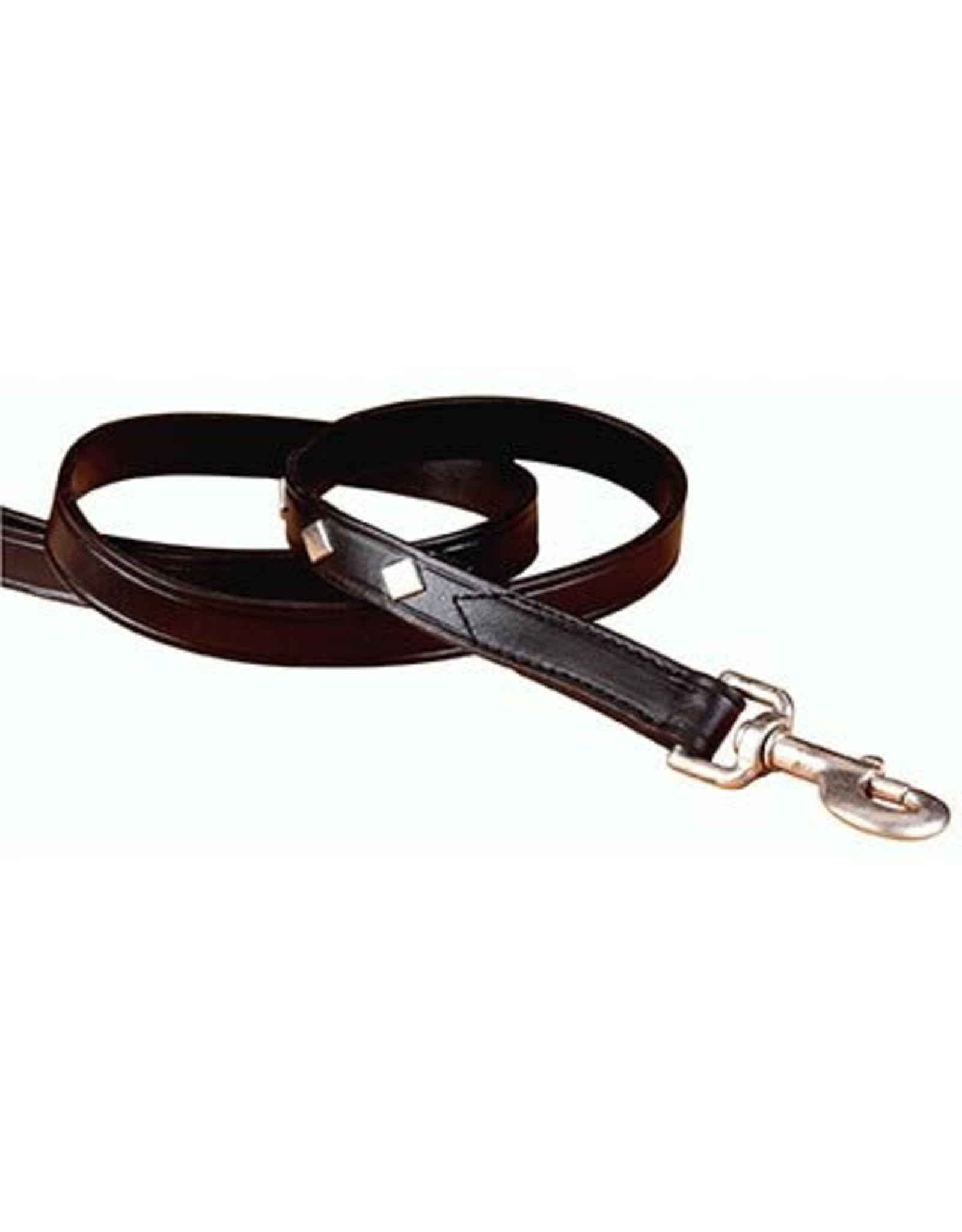 Hamilton Hamilton Dog Black Leather w Diamonds Lead 1 x 72''
