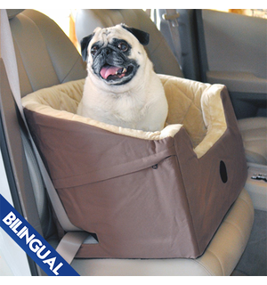 K&H K&H™ Dog Bucket Booster Car Seat Tan Small
