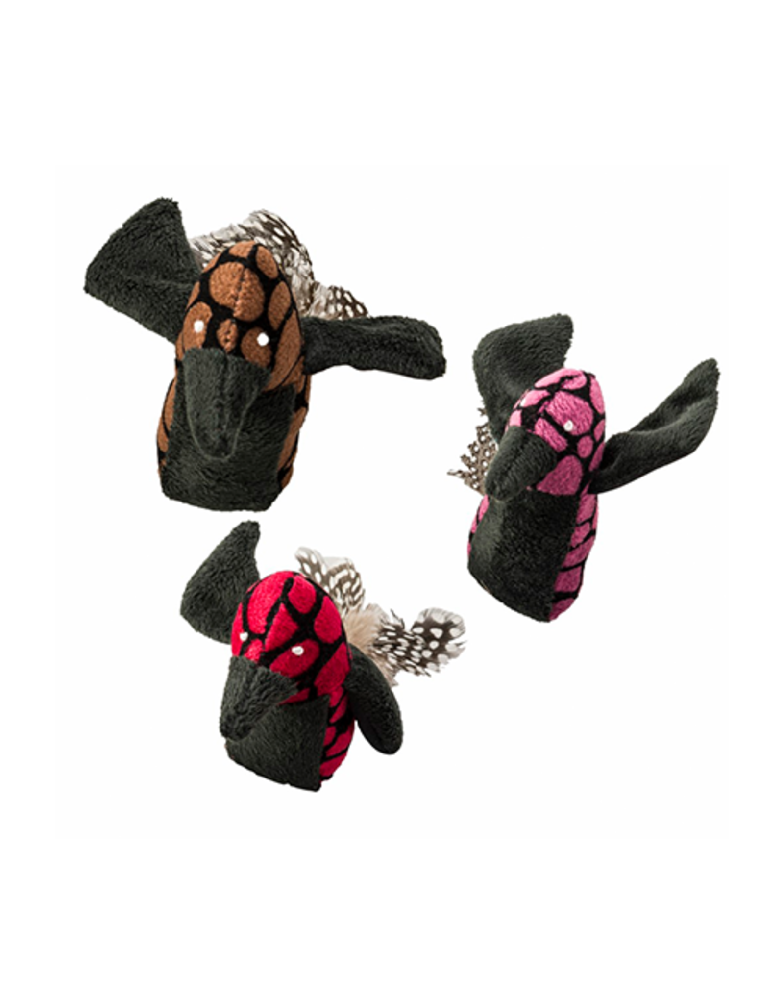 Spot SPOTÂ® LIL SOFTIES SITTING BIRD WITH CATNIP ASSORTED CAT TOY