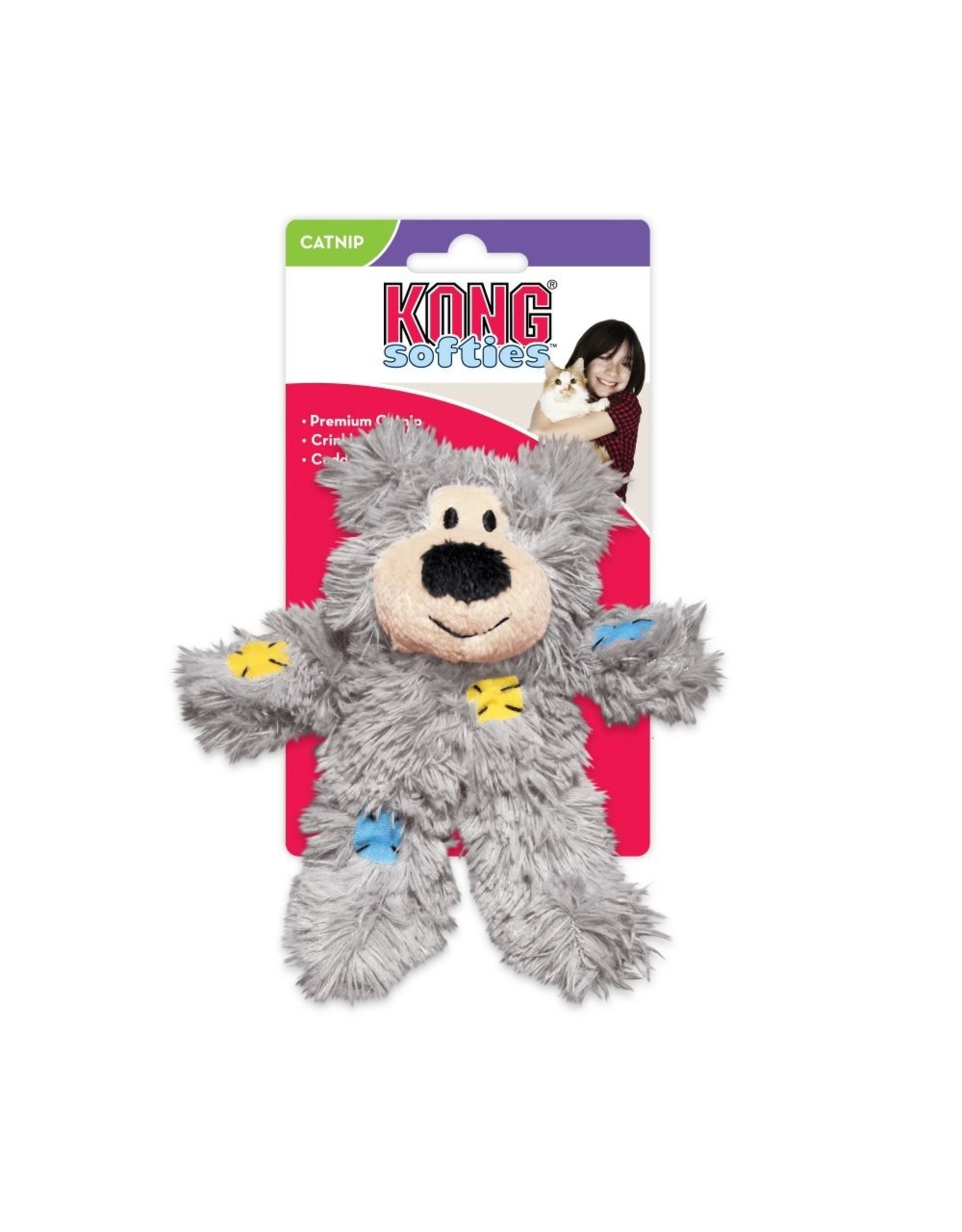Kong KONG CAT Softies  Patchwork BearToy