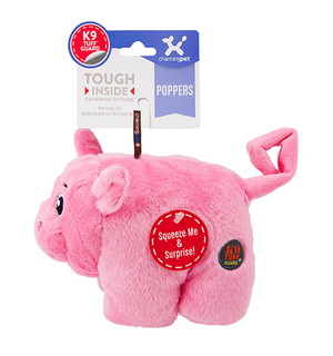 Charming Pet Charming Pet® Poppers Pig Pink X-Small Dog Toy