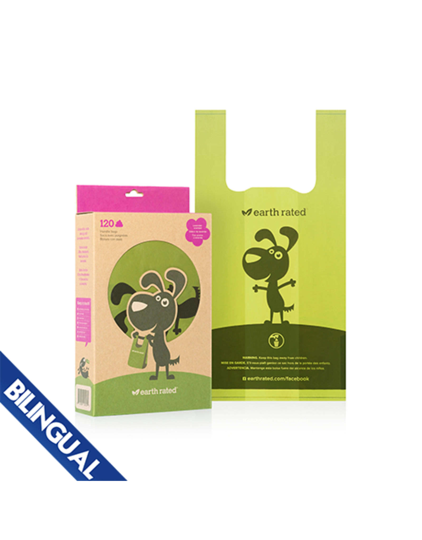 Earth Rated Earth Rated® Eco-Friendly Handle Bags Lavender Scented (120ct)