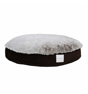 Kort & Co. Funky Fur Grey Round Bed