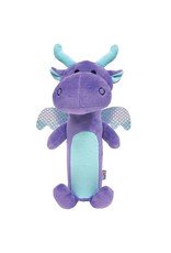 FoufouBrands Dog Toy Plush Cruncher Dragon