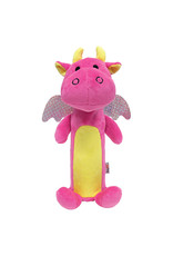 FoufouBrands Dog Toy Plush Cruncher Dragon