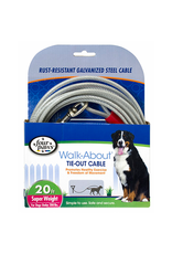 Four Paws Four Paws® Tie Out Cable Super Weight Silver 20'