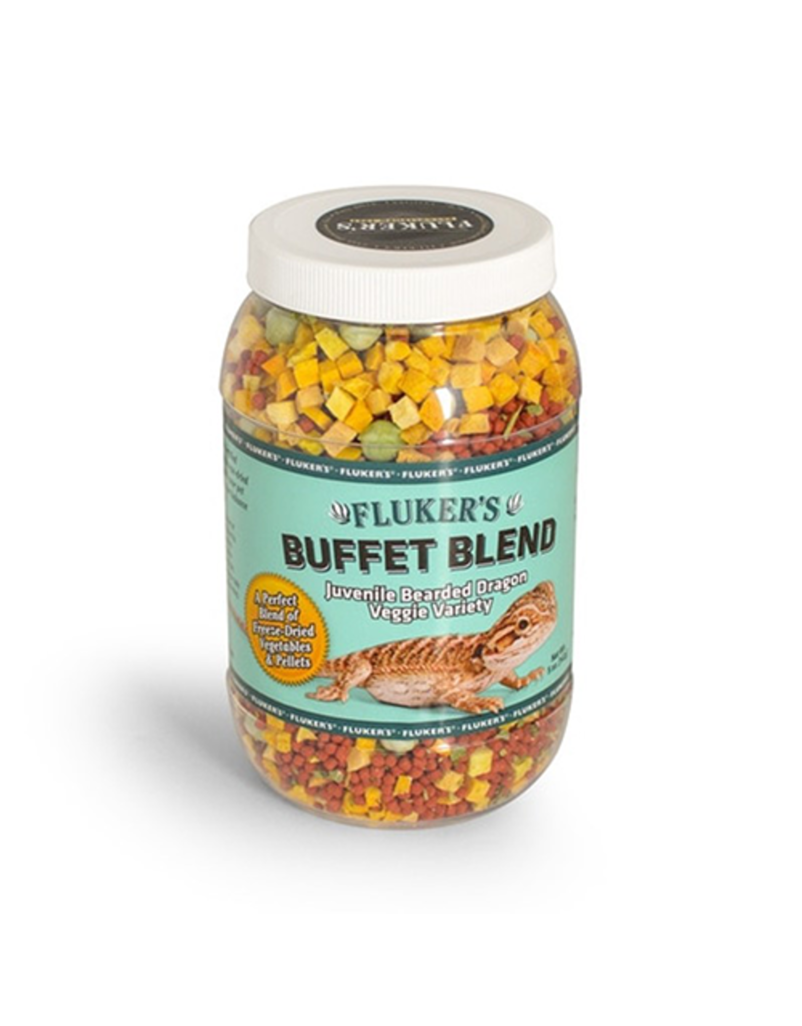 Fluker's® Buffet Blend Bearded Dragon Juvenile Veggie 5oz