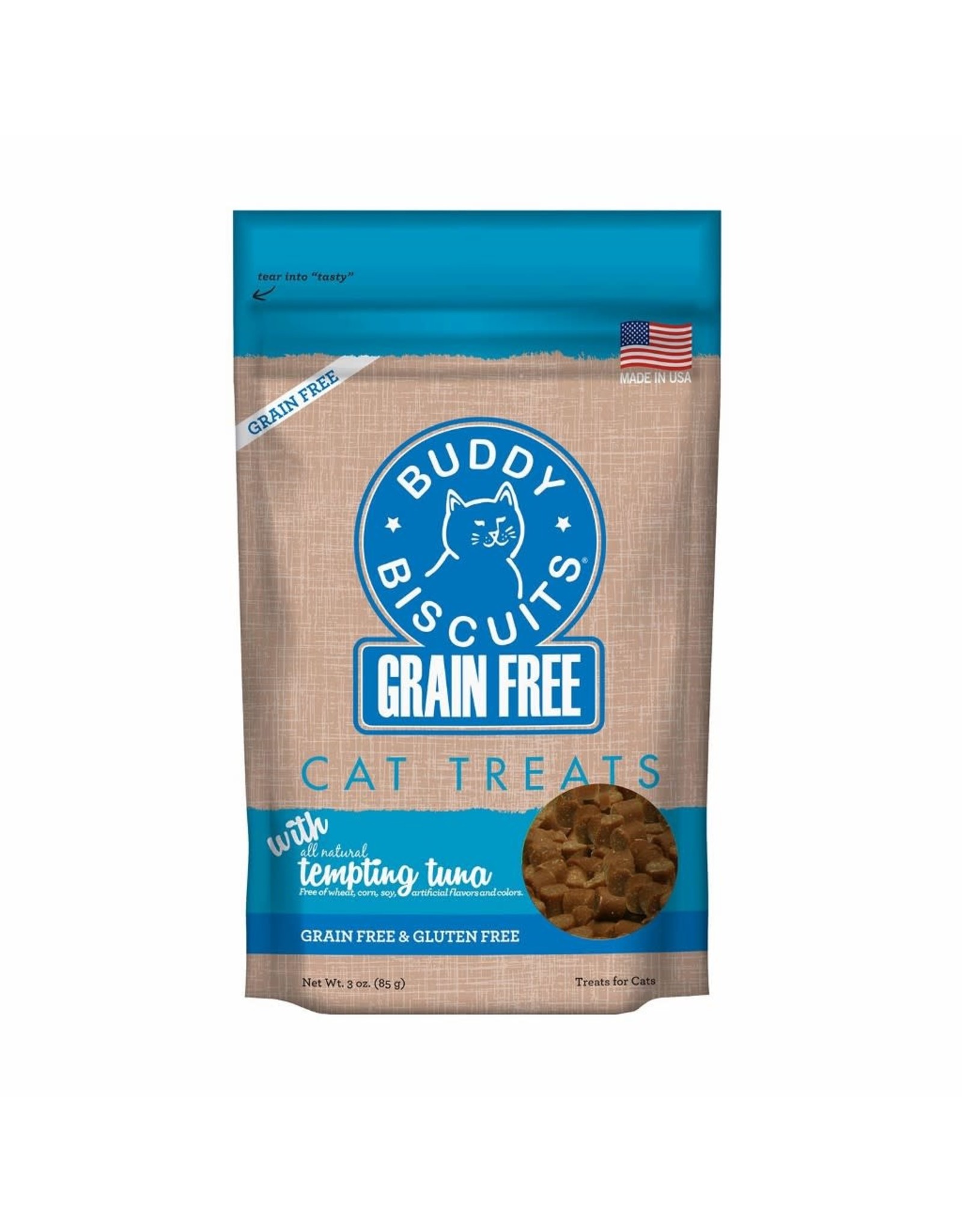 Buddy Biscuit Buddy Biscuits® Cat Grain Free Tender Chicken Treats 3oz