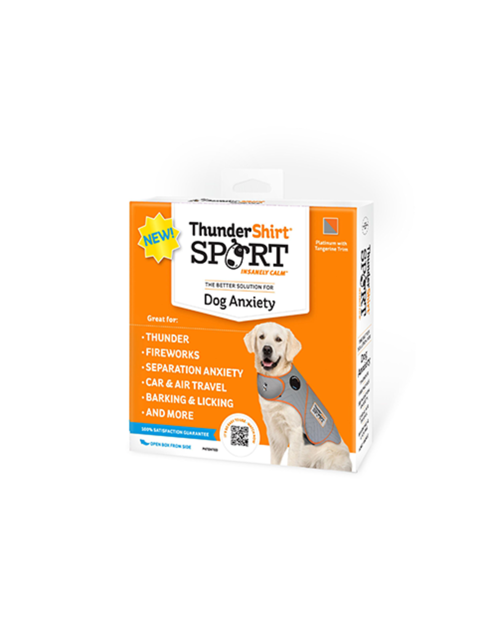 Thunderworks Thunderworks® Thundershirt® Sport Dog Anxiety Jacket Platinum