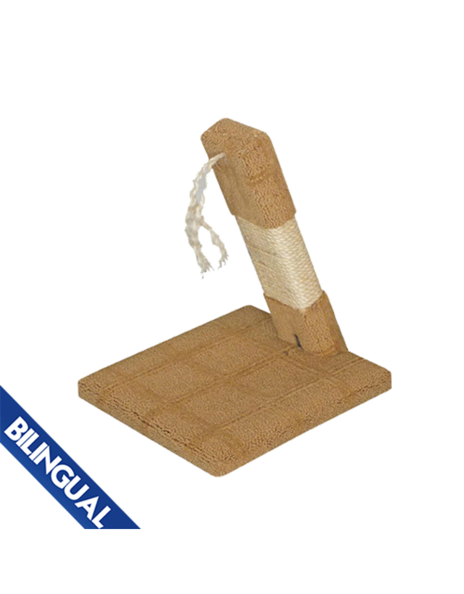 Wonder Pet Cat Angle Scratch Post With Sisal