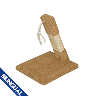 Wonder Pet Cat Angle Scratch Post With Sisal