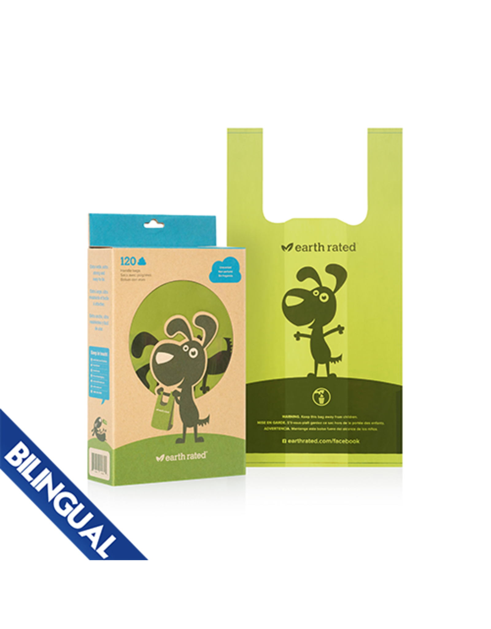 Earth Rated Earth Rated® Eco-Friendly Handle Bags Unscented (120ct)